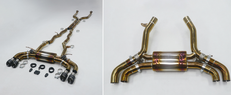BMW M5 G90 exhaust system